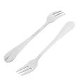 thumbnail image 2 of Household Restaurant Tool Metal Fruit Dessert Appetizer Fork Silver Tone 4pcs, 2 of 2