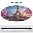 thumbnail image 2 of Eiffel Tower Floral Medallion Round Rug - Small Round Area Rug, Soft Non-Slip Machine Washable Bedroom Mat Indoor Accent Entry Carpet for Office Desk Dorm Hallway, 2 of 7