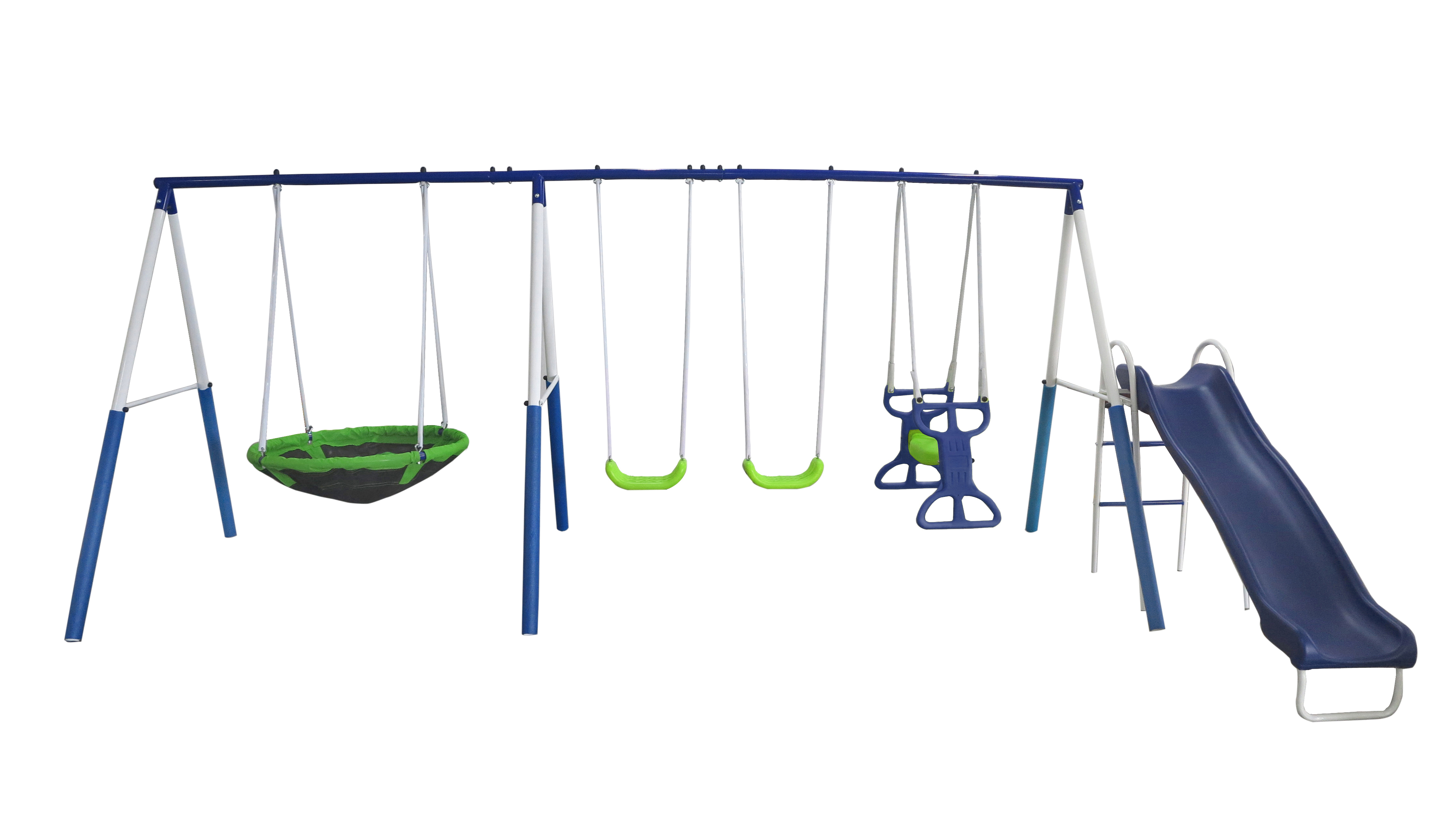 XDP Recreation All Star Playground Metal Swing Set for up to 7 Children - image 5 of 13