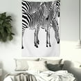thumbnail image 3 of Safari Decor Wall Hanging Tapestry, Group of Zebras African Animals Skin Print Stripes Jungle Wildlife Picture Art, Bedroom Living Room Dorm Accessories, 60 X 80 Inches, by Ambesonne, 3 of 5