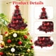 thumbnail image 4 of Sombrero Navideño De Plástico Adorno de estrella para la punta del árbol de Navidad: Gorro de Papá Noel, 38 x 34 x 18 cm, rojo (1 unidad) Rkxzt, 4 of 8