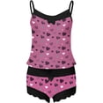 thumbnail image 5 of Pajamas for Women Set- Floral Printed Lace Nightdress Halter Camisole Underwear Sleepwear, 5 of 5