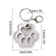thumbnail image 5 of Llavero de cuero con pata de perro | Llavero de recuerdo de pelo de mascota | Colección conmemorativa | Regalo único para recuerdo de mascotas | Cuero suave duradero | Anillo de metal seguro | 1, 5 of 5