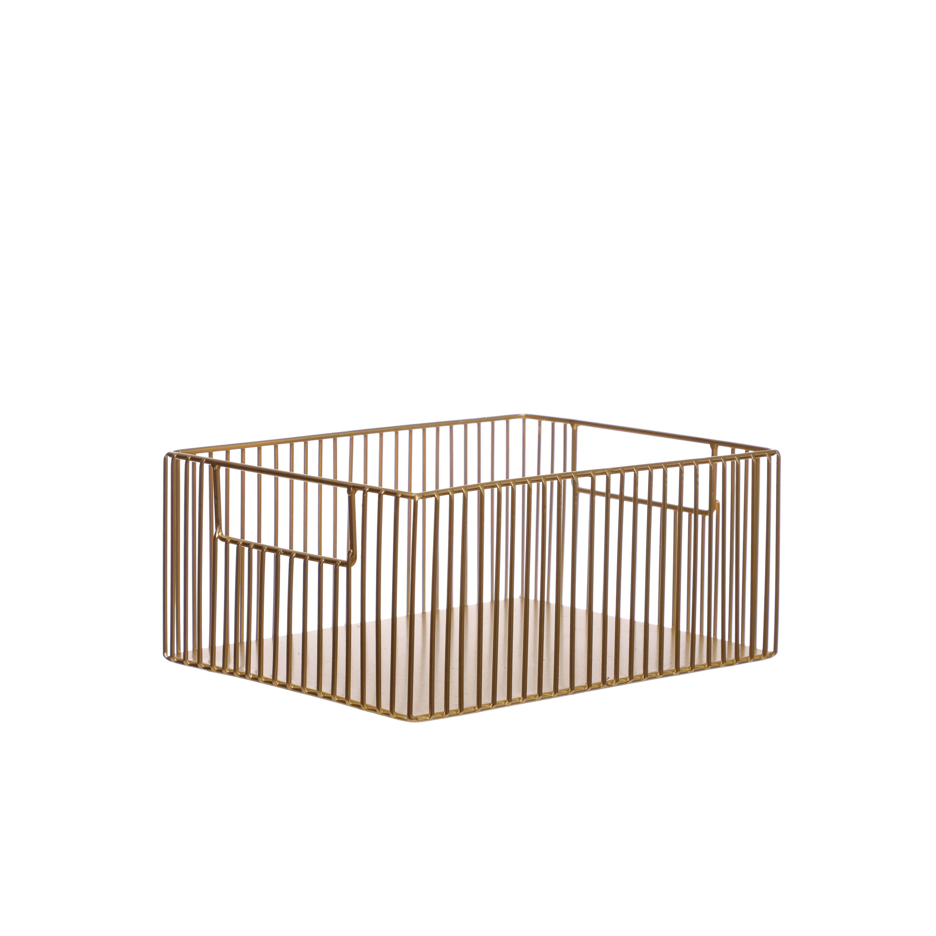 Gold Metal Tote Basket by Ashland  - Spring Home Decor
