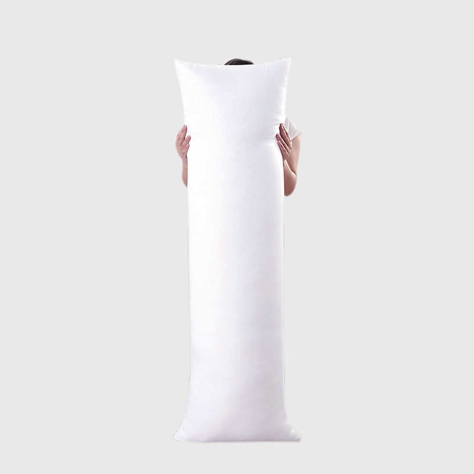 Full Body Pillow Vacuum Package, Anime Body Pillow Insert for Adults, Cooling Long Pillow for Bed, Great for Side Sleeper（White）