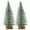 Green, variant on 2PCS 5.9" Mini Christmas Tree Decorations - Light Green