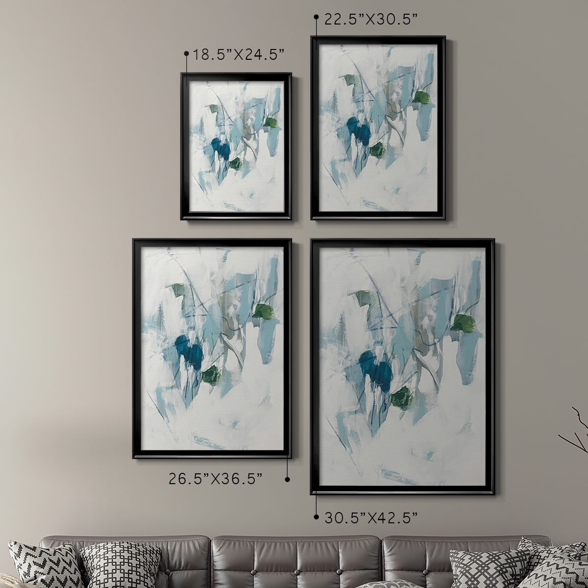 Ice Cavern II Premium Framed Print, in Gold, Black, or Silver - Ready to Hang