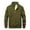 Green, variant on Mens Quarter-Zip Sweatshirt Men's Washed Pullover Sweater Featuring Soft Lamb Wool Stand Collar Loose Fit Design Cozy Warm Thickened Fabric