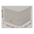 thumbnail image 2 of Uxcell Velvet Necklace Box, Single Slot Vintage Jewelry Holder for Wedding, White, 2 of 5