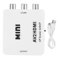 thumbnail image 2 of Plug And Play AV To  Converter, Portable  To  Converter, White High Definition For Monitor For HDTV, 2 of 8