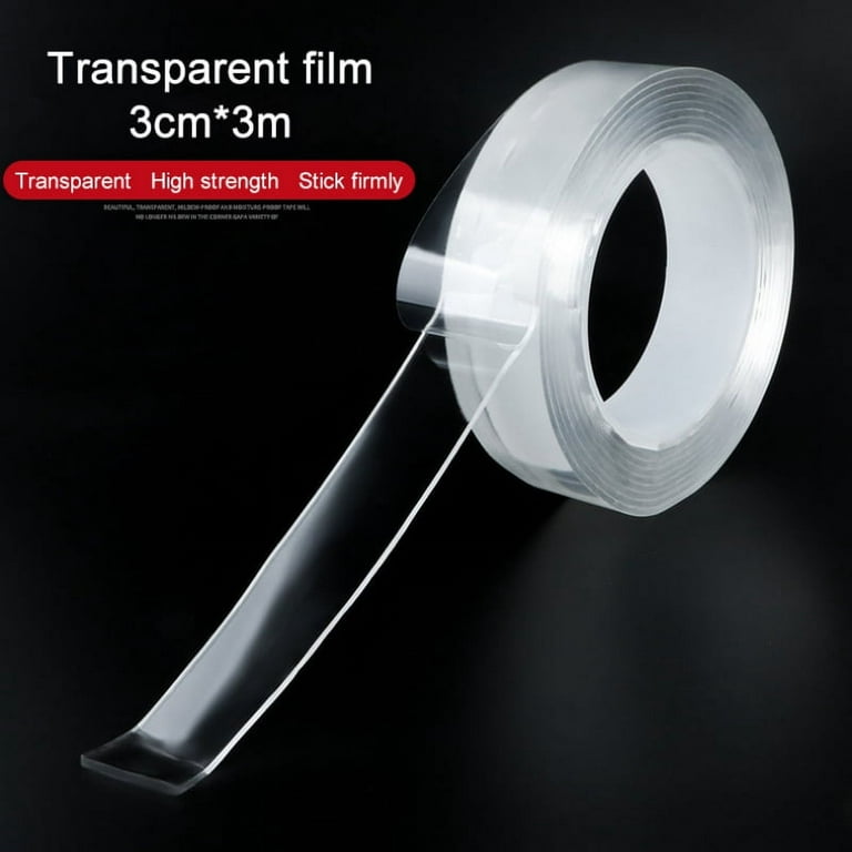 Reusable Double Sided Tape Adhesive Transparent Pvc Tape Wall