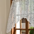 thumbnail image 6 of Jpxdew Lace Window Curtain Kitchen Bathroom Decor,  62.99x39.37in Size Rod Included, Translucent, 6 of 6