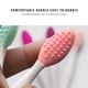 thumbnail image 5 of Seitruly Cepillo de labios exfoliante Cepillo de limpieza de nariz Labio de silicona de doble cara Cuerpo del baño Rosado Seitruly CE000211-05, 5 of 6