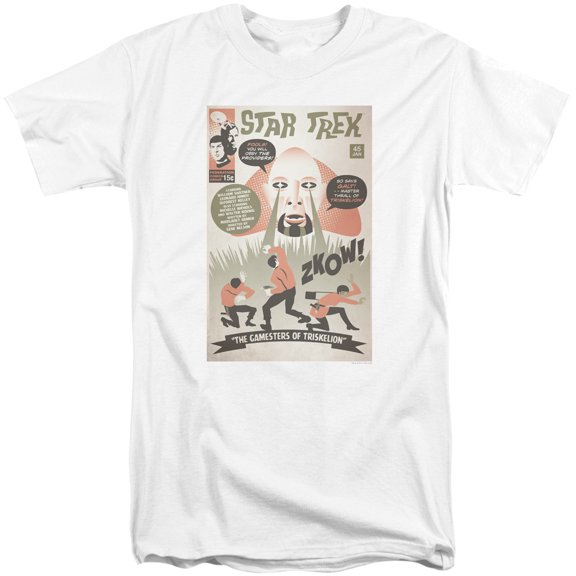 Star Trek Tos Episode 45 Adult Tall T-Shirt 18/1 T-Shirt White