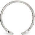 thumbnail image 2 of Sterling Silver Polished Twisted Bar Center Adjustable Cuff Ring (Size 8) Made In Thailand qr6588-8, 2 of 5