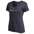 thumbnail image 2 of Women's Navy Arizona Wildcats Alternate Auxillary Logo V-Neck T-Shirt, 2 of 3