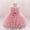 Pink, variant on Girls Elegant Party Dress Layered Ruffle Cake Tutu Formal Gown for Baby Toddler Kids Birthday Celebration Holiday Fancy Attire