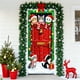thumbnail image 5 of Seyotauo Christmas Door Cover Decoration Santa Claus Front Door Cover Xmas Hanging Banner Santa Background for Home Holiday Christmas Decoration, 5 of 6