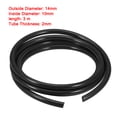 thumbnail image 5 of Uxcell 14mm OD 10mm ID 3 Meter Black PU Air Tubing Pipe for Air Line Fluid Transfer, 5 of 5