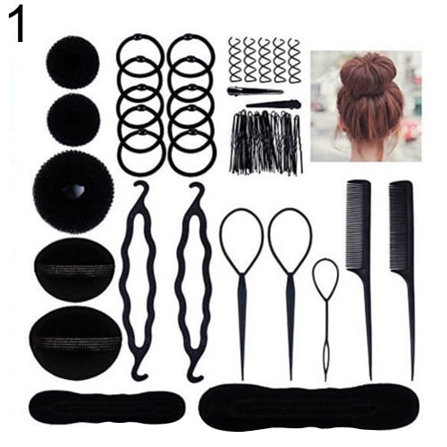 TCOTBE Hair Styling Set Hair Design Styling Tools DIY Hair Hairdresser Kit  Hair Braiding Tools Magic Simple Fast Hairstyle Maker Tools Hair Modelling
