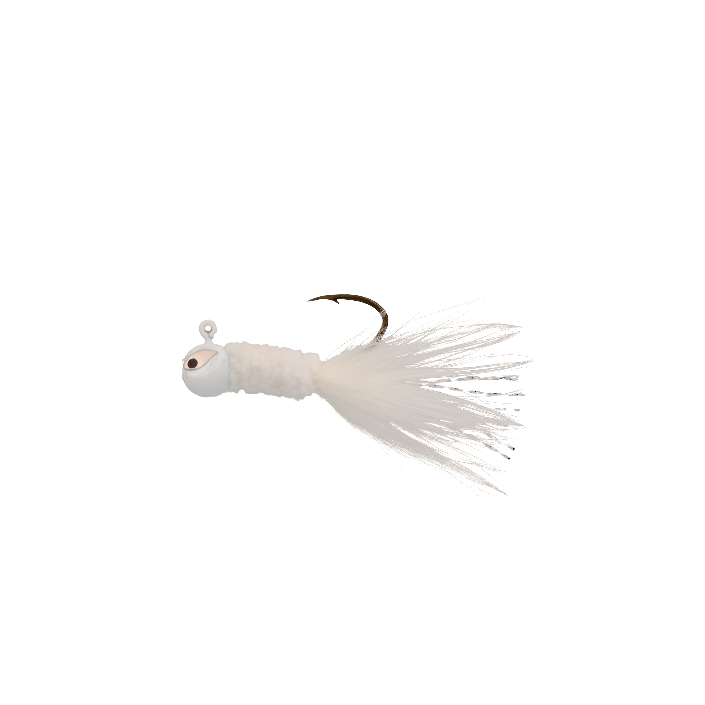 Eagle Claw Marabou Pro-V Crappie Jig 1/16 oz White