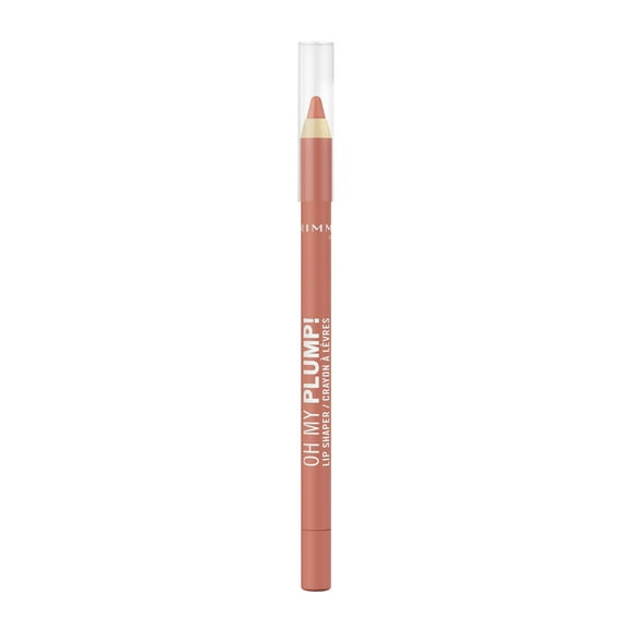 Rimmel Oh My Plump! Lip Shaper, 050 Café Latte, Peptide-Infused Lip Liner, Ultra-Creamy, Transfer-Resistant
