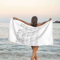 thumbnail image 3 of La escuela es importante El fútbol es más importante Toalla de playa Toallas de baño de microfibra Manta de playa suave Para desfiles Natación Yoga Mujeres Hombres, 3 of 4