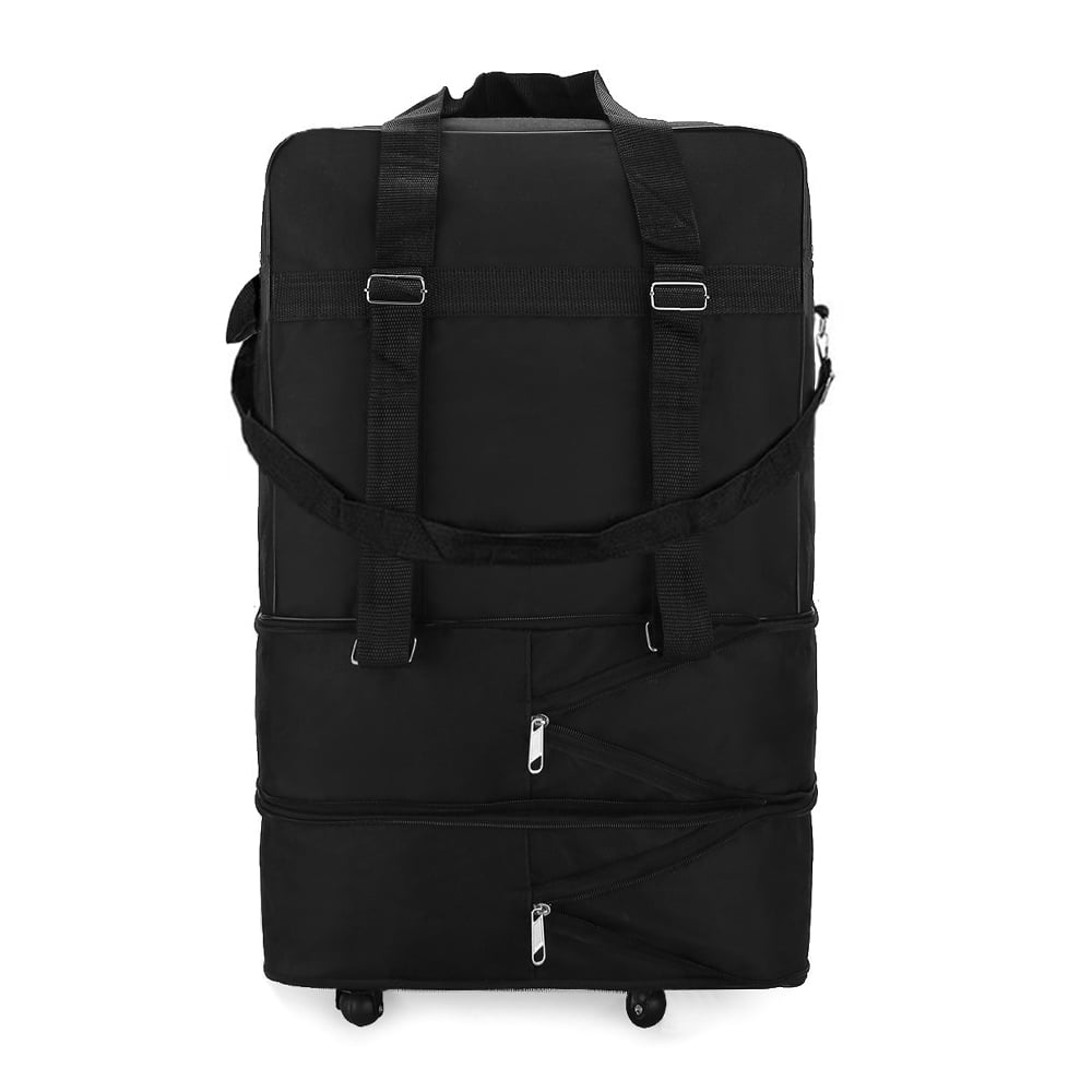 Tomshoo Expandable Foldable Suitcase Collapsible Rolling Travel Luggage Bag For Men Women L