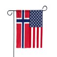 thumbnail image 2 of American Norway Flag Norwegian Friendship U.S.A Memorial Day Patriotic For House Flag, Double-Sided Decorative Outdoor Flag, Patriotic Polyester Yard Flag 29.5 x 39.5 in, 2 of 3