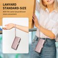 thumbnail image 3 of for iPhone 15 Wallet Case with Card Holder/Zipper Wallet Slot/Crossbody Strap+Hand Lanyard,[RFID Blocking][Magnetic Closure] PU Leather Shockproof Flip Kickstand Phone Cover,Rosegold, 3 of 9