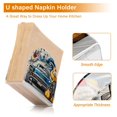 thumbnail image 4 of Standing Dining Table Napkin Holder, Napkin Holder for Table Kitchen Acrylic Paper Tissue Organization, Guitar and A Classic Car, 4 of 8