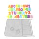thumbnail image 1 of Pegatinas de baño de espuma reutilizables para bañera de bebé, juguetes de pared para fiestas con bolsa de almacenamiento de suministros de juguetes para interiores para niños en edad preescolar Inevent FN001462-00, 1 of 7