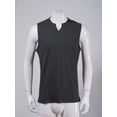 thumbnail image 2 of Sinleey Sleeveless Shirts for Men Athletic Sweatshirt Moisture Wicking Tank Sports Muscle Top Casual Dark Grey 3XL, 2 of 6