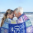 thumbnail image 2 of LHSHID 50th Birthday Gifts for Women Funny Blanket Womens 50th Birthday Gifts Ideas Birthday Gifts for Women 50th Birthday Decorations Women Unique 50th Birthday Blanket 30"x40", 2 of 6