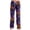 Dark Purple, variant on Pajama Pants for Women Halloween Ghost Bat Print Soft Drawstring Comfy Sleep Pants