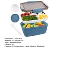 thumbnail image 4 of YAOMOBB Leak-proof Salad Container with Compartments 5 Compartment Salad Lunch Box Container Large Capacity BPA Free Leak Proof Stackable Salad Container, 4 of 6