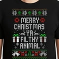 thumbnail image 3 of Merry Christmas Animal Filthy Ya Xmas Family Pajama – T-Shirt, Hoodie & Sweatshirt – Holiday Humor – Festive Family Fun, 3 of 6