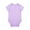 Purple, variant on JAKANYQ Infant Unisex Baby Solid Color Bodysuit Romper Onesie For 0 24 Months Boys Girls Black 12-18 Months