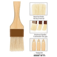 thumbnail image 4 of Pastry Brush,Basting Brush for Cooking,Natural Bristle BBQ Oil & Sauce,Wooden Handle Food 3 Pack, 4 of 6