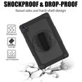 thumbnail image 2 of FIEWESEY for Nokia T20 Tablet Case,Heavy-Duty Drop-Proof Shock-Resistant Kids Friendly Rugged Cover for Nokia T20 (Model:TA-1392 TA-1394 TA-1397)+Screen Protector(Black/Black,1 Pcs), 2 of 6