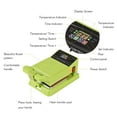 thumbnail image 4 of Portable Mini Heat Press Machine Multifunctional Thermal Transfer Equipment with Adjustable Time Temperature Display Screen 15 * 15cm/ 5.9 * 5.9inch Printing Area for T-Shirt Hat Mouse Pads Bags Socks, 4 of 7