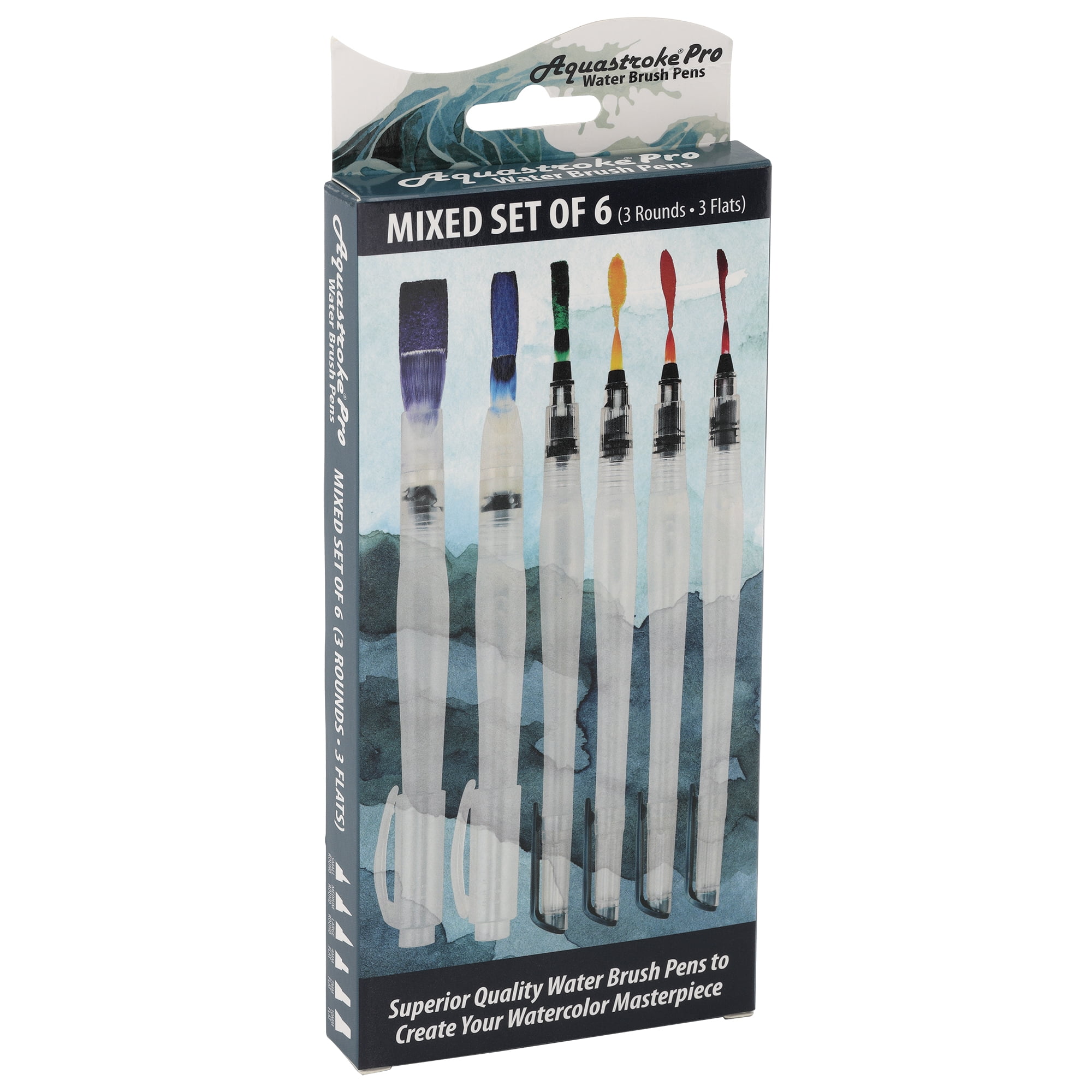 Aquastroke-Go Set of 3 Water Brushes Pens by Creative Mark
