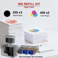 thumbnail image 2 of Kit de recarga de tinta VLOVEINK 240XL 241XL para Canon MG3620, 2 of 6