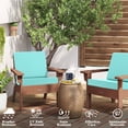 thumbnail image 4 of Outdoor Deep Seat Cushions Set of 2, 19"x19", Waterproof Patio Chair Cushions, Fade Resistant Removable Seat Bottom & Back Cushion with Ties, Handles for Sofa Couch, 4 of 8