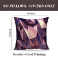 thumbnail image 2 of LALILO Throw Pillow Covers Gold Rose Rose Gold Geometric Metal Cushion Cover 18" x 18", 2 Pack, 2 of 6