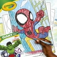 thumbnail image 4 of Crayola Spidey & His Amazing Friends Giant Coloring Pages, 18-Pgs, Coloring Gifts, 4 of 6