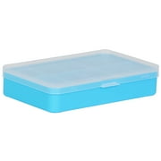 (2 pack) Everything Mary 10 Compartment Plastic Bead Storage Box, Teal (Single)