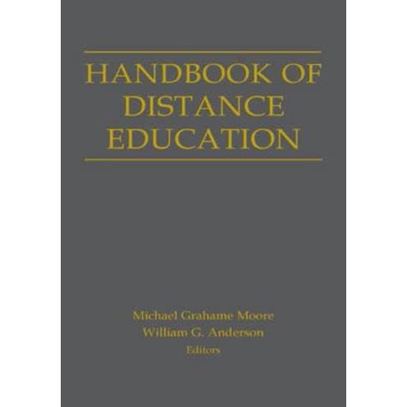 Pre-Owned Handbook of Distance Education, 9780805855913, 0805855912, Paperback, 1 edition