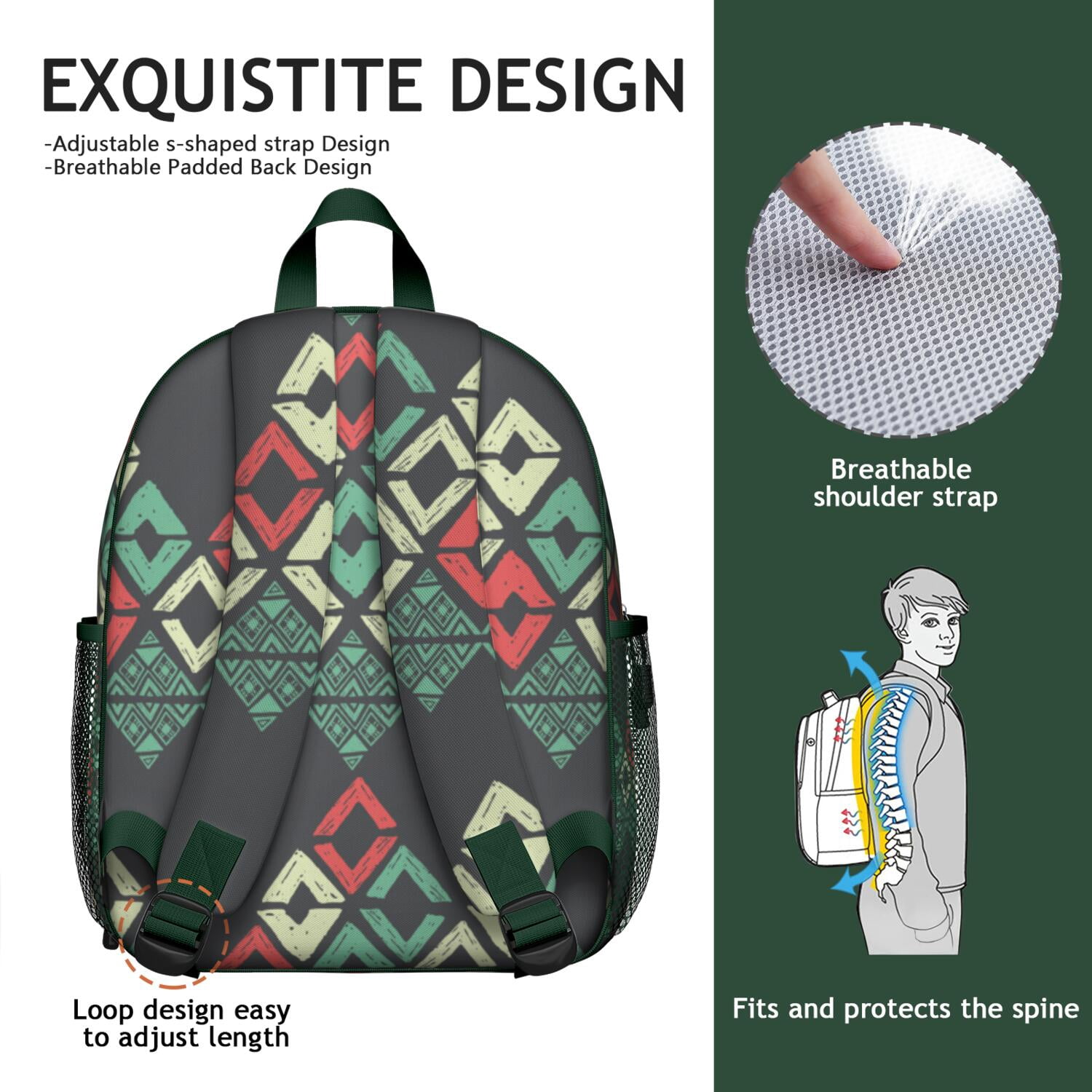 Farmhouse Rustic Cow Print Backpack - Waterproof & Ergonomic for Students - Durable, Spacious & Comfortable Wear