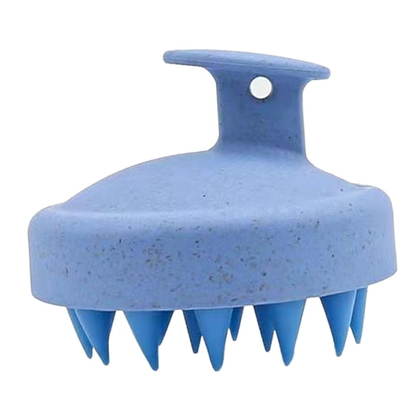 Cepillo de silicona para champú cepillo para lavar el cabello Fernando Azul